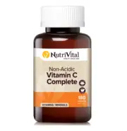 NutriVital Non-Acidic Vitamin C Complete - 60 - 120 - 180 Tabs