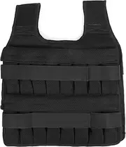 Adjustable 35KG Weighted Sandbag Mesh Vest for Strength Training & Running