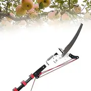 Telescopic Pole Saws, Professional Telescopic Tree Pruner Extendable Pruning Saw Gardening Landscaping Branch Saw Lopper Tools-24FT