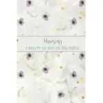 HARMONY: A WORD OF THE YEAR DOT GRID JOURNAL-WATERCOLOR FLORAL DESIGN