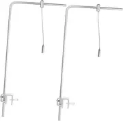HYTROVE Fish Tank Light Stand Height Adjustable Aluminum Alloy Bracket for Aquarium Accessories