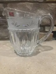 Beautiful Cristal D'Arques CARTHAGE Cut Glass Crystal PITCHER Holds 7 Cups NEW