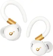 [Soundcore] Sport X20 by Anker, True-Wireless Workout Earbuds, Noise Cancelling, Deep Bass, IP68 Waterproof, Sweatproof, Dustproof, 48H Play, Sport Earbuds for Gym (White)