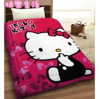 在飛比找蝦皮購物優惠-台灣現貨❤在心田寢具❤【高密度HELLO KITTY法蘭絨暖