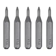5pcs Y1.0 Magnetic Tri Wings Screwdriver Bit 5/32" Hex Shank 28mm Length