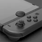 Skull & Co. Replacement Joystick Covers For Nintendo Switch (Repair Parts) - Black