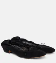 [The Row] The Row Awar suede ballet flats AU 6 black