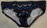 JOCKEY Zigzag Modal Blend Print Stretch Brief - XLarge, multicolor