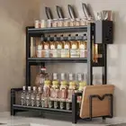 Kitchen Laundry Bathroom Benchtop Stand Shelf Organiser Rack Storage Holder