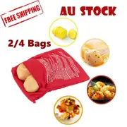 Microwave Potato Bag Baked Potato Corn Express Cooking Bag Reusable Washable