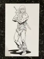 He-Man Masters Of The Universe 11x17 Original Art Page Commission Rob Davis 2022