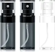 3 Pcs 30ml Spray Bottle Perfume Atomiser Travel Spritz Bottle Refillable Plastic Spray Mist Bottles Empty Travel Bottles for Toiletries Portable Container for Holiday