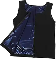 VANZACK Men's Sauna Suit Vest Compression Tank Top for Workout Running Weighted Workout Vest for Men