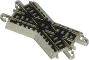 Bachmann Trains - Snap-Fit E-Z TRACK 30 DEGREE CROSSING (1/card) - NICKEL...