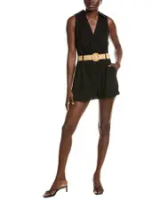 Ellen Tracy Linen-Blend Romper