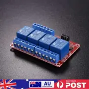 12V 4 Channel Relay Module No Interface Trigger Expansion Board for Home DIY Use