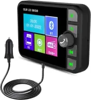 Car DAB/DAB+ Radio Adaptor[2.4" Colorful Display], Portable DAB Digital Radio B