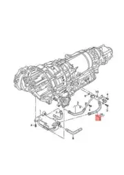 NEW AUDI Q7 4MB 4MG OIL PRESSURE LINE 4M0317817K ORIGINAL