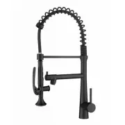Single-Handle Pre-Rinse Spring Pulldown Sprayer Kitchen Faucet with Power Clean