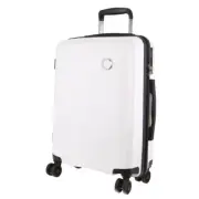 Pierre Cardin Inspired Milleni Cabin Luggage Bag Travel Carry On Suitcase White