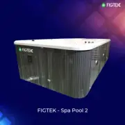 FIGTEK - Spa Pool 2 - with white acrylic shell - Beat the heat in your backyard