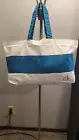 Brand New Calvin Klein Ck One Blue And White Summer Tote Bag