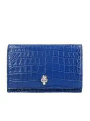 Alexander Mcqueen Small Skull Bag in Indigo Blue