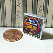 Dollhouse Miniatures 1:12 Vintage Replica 1930s Family Assorted Biscuits Tin
