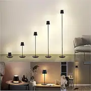 BestLuz Cordless Floor Lamp LED Dimmable for Outdoor Use, Wireless Rechargeable Battery Operated Floor Lamp, 132 cm, 5 x Height-Adjustable Floor Lamp, Waterproof, Table Lamp, Living Room, Bedroom