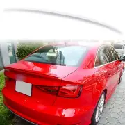 Painted ABS Rear Trunk Spoiler For Audi A3 S3 RS3 8V Sedan Glacier White LS9R (for: Audi)