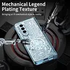 For Samsung Z Fold 6/5/4/3/2 Plating Slim Full Body Case with Screen Protector
