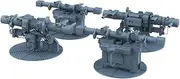 YZCG200343 1/200 Model Upgrade Parts German Bismarck main And Secondary Artillery Rangefinder&Heavy AA Artillery Rangefinder