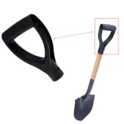 U type Black Plastic Snow Shovel Replacement D Grip Spade Top Handle Garden B~'l
