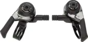 microSHIFT Thumb Shifter Set, 10-Speed Mountain, Double/Triple, Compatible with