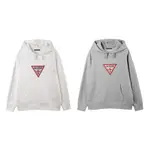 GUESS HOODY HOODIE 經典 基本款 倒三角 黑色 灰色 LOGO 帽T 大三角 韓國限定【高冠國際】