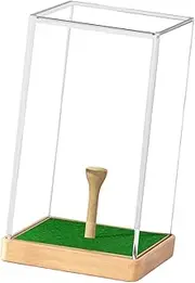 Perfeclan Golf Ball Display Case Golf Protection Cover Multifunction Holder Storage Box Showcase for Collections Small Toys Single Ball