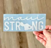 Maui Strong Decal, Maui Strong Sticker, Support Maui Decal, Vinyl Decal