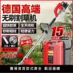 德國進口電動割草機背負式鋰電瓶充電小型家用除草神器農用工具