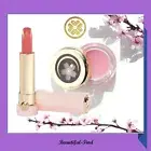 TATCHA Twilight CHERRY BLOSSOM 23K Lipstick & Cherry Blossom Lip Balm Set New
