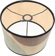 PLAFOPE Vintage Print Bamboo Lamp Shade Cover for Floor Lamps Decorative Shade for Rvs Home Decor Soft Illumination Cozy Atmosphere
