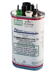 TURBO 200 Mini Oval Universal 2.5 - 15 Mfd Motor Run Capacitor # MiniOval