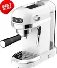 Espresso Coffee Maker Machine Latte Cappuccino Milk Frother White