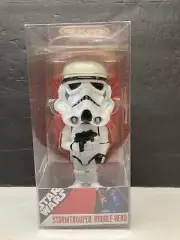 STORMTROOPER Star Wars Funko Wacky Wobblers CHASE Silver Base Series 1 2007