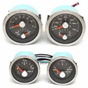 Veethree Boat Gauge Set | Solaris Tachometer Speedometer (4PC)