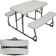 Stansport Compact Kids Picnic Table (G-940), White