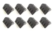8 pcs Black Plastic High Quality Thicken Speaker Box Corners 44x44x70mm