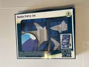 Your Zone Shark 3 piece Party Set Towel Swimsuit Sack & Beach Ball