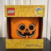 New Halloween LEGO Storage Head Pumpkin container Fast Shipping