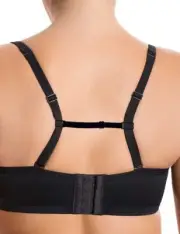 RAZOR Bra Strap Clips Holder Women’s Black - 3 Pack Wide Coverage