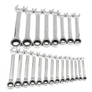 Raitool™ HT01 Chrome Vanadium Steel Metric Ratchet Spanner Wrench Fixed Head 6-32mm
